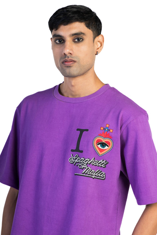 I Love Spaghetti Mafia Boxy T-Shirt